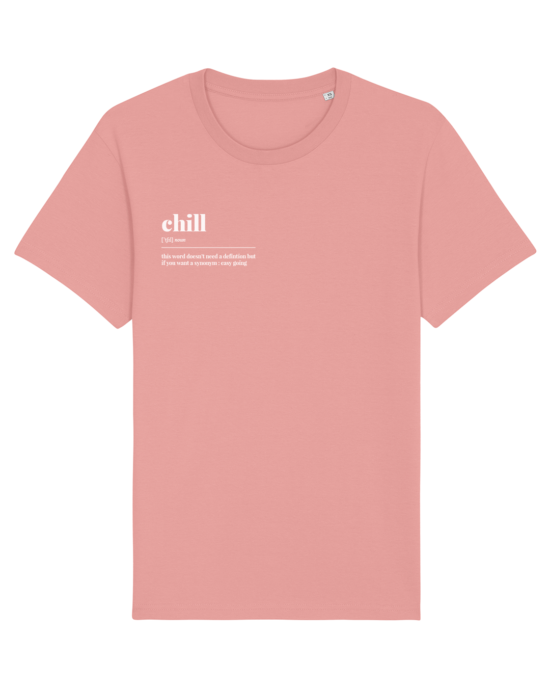 T-SHIRT CHILL en ROSE