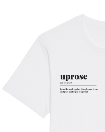 T SHIRT UPROSE en BLANC