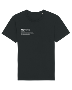 T SHIRT UPROSE en NOIR